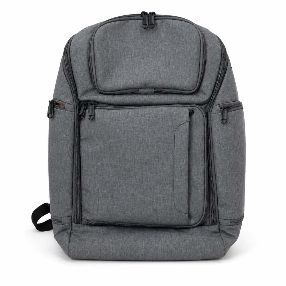 eBags EB2146-16C Professional Slim Laptop Backpack Gray Orange Travel